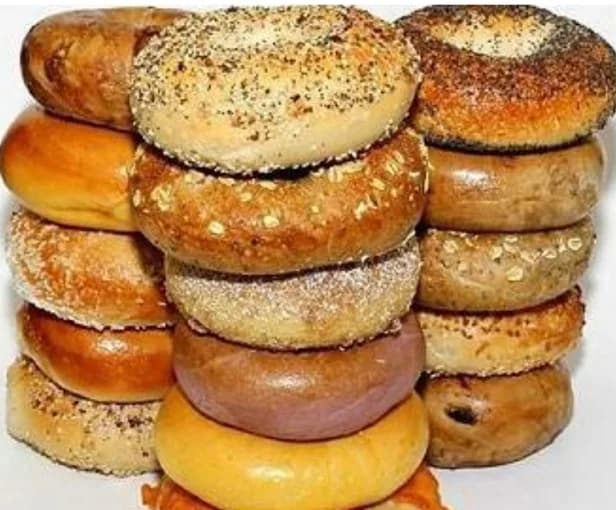 Planche de bagels du Bagel Coffee